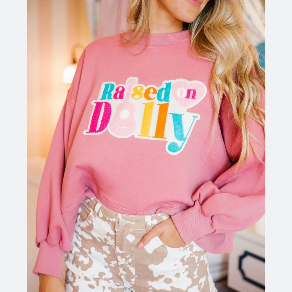 “Raised On Dolly” Judith March Batwing Sweatshirt